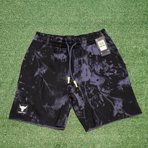 Under Armour Project Rock Rival Fleece Shorts Size Large NEW 1373569-001